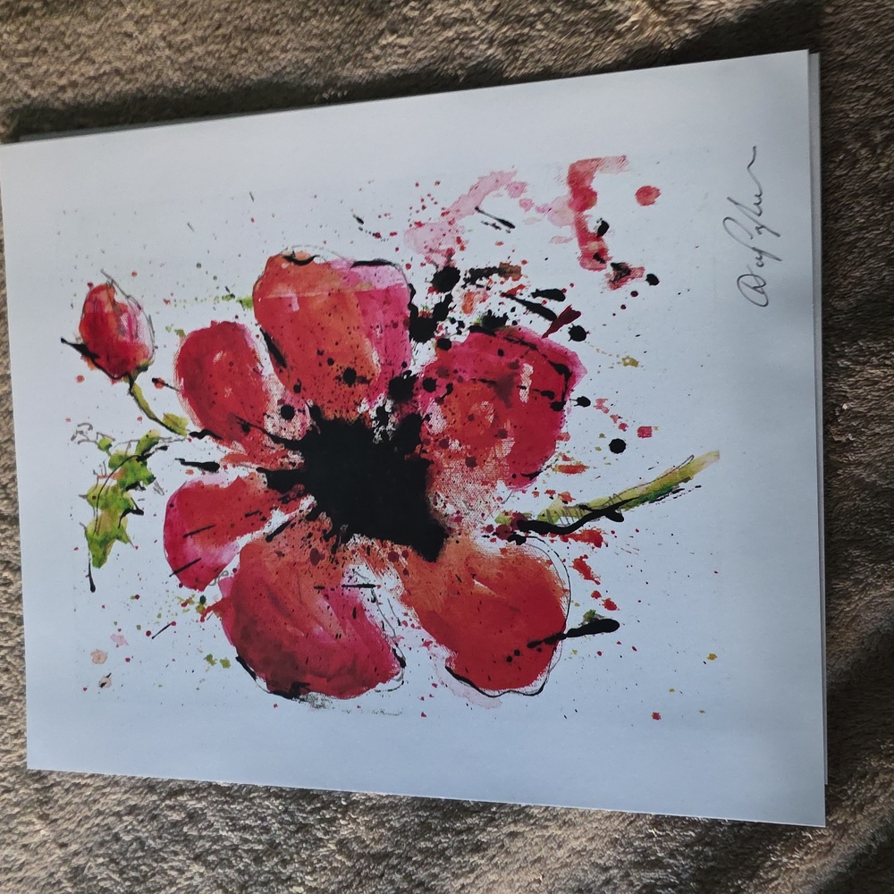 ADOMINIC PANGBORN "Abstract Poppy"
